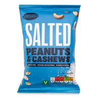 Roasted & Salted Peanuts & Cashews 150g Snackrite